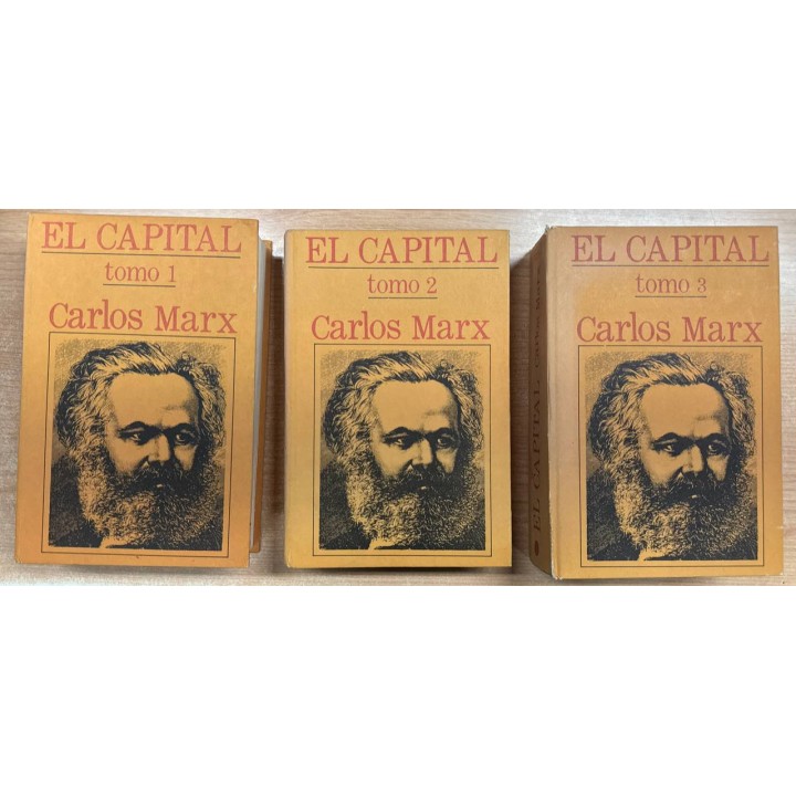 EL CAPITAL. CRÍTICA DE LA ECONOMÍA POLÍTICA. 3 TOMOS.