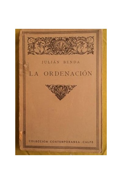La ordenación - Julián Benda