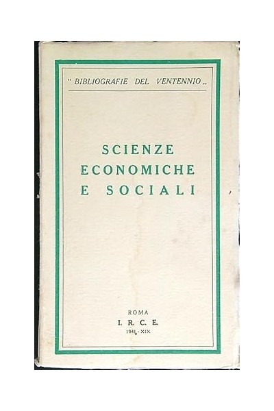 Scienze economiche e sociali