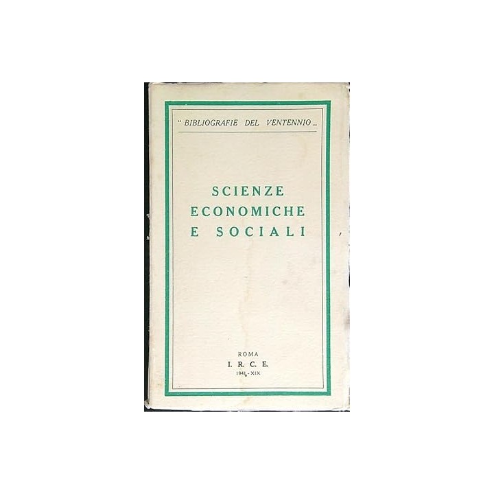 Scienze economiche e sociali