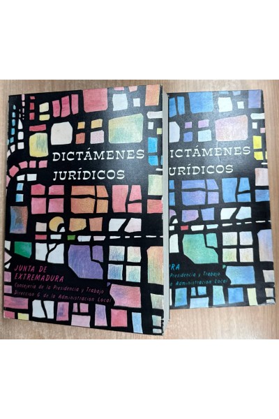DICTÁMENES JURÍDICOS. TOMO I Y II.