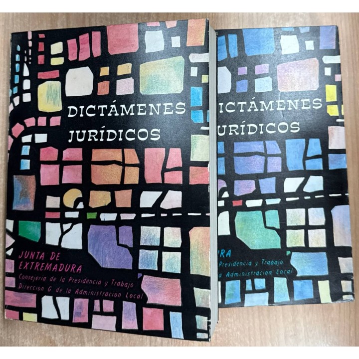 DICTÁMENES JURÍDICOS. TOMO I Y II.