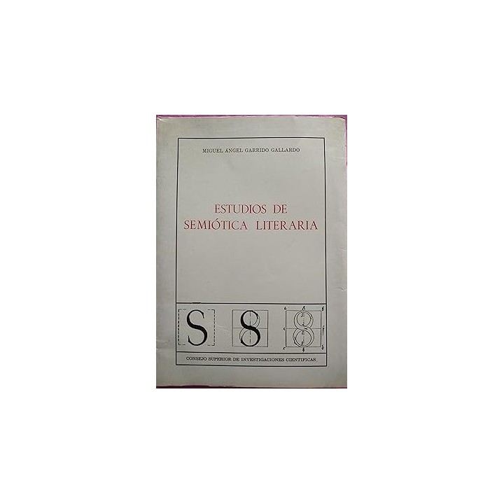 Estudios de semiótica literaria