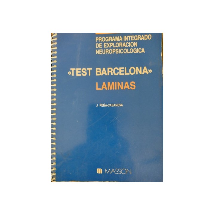Test Barcelona Láminas. Programa integrado de exploración neuropsicologica