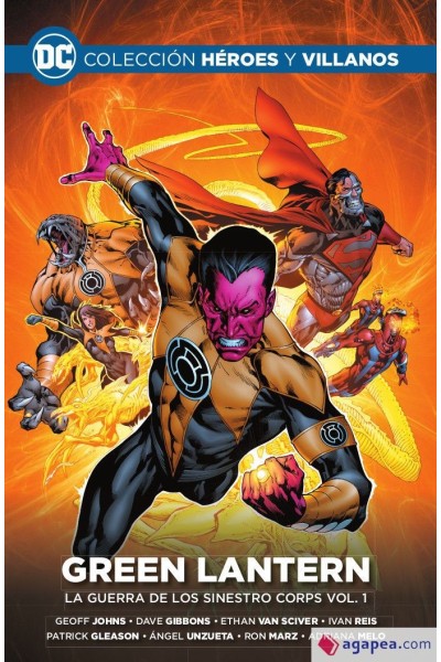 Coleccion Heroes y villanos 37. Green Lantern La guerra de los Sinestro Corps volumen 1