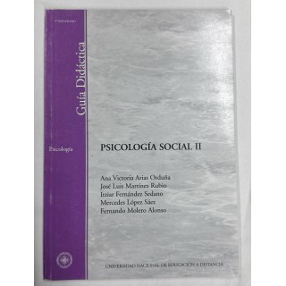 Psicología Social II. Guía Didáctica.
