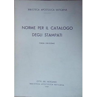 Norme per il catalogo degli stampati
