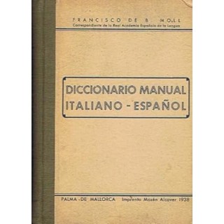 DICCIONARIO MANUAL ITALIANO-ESPAÑOL