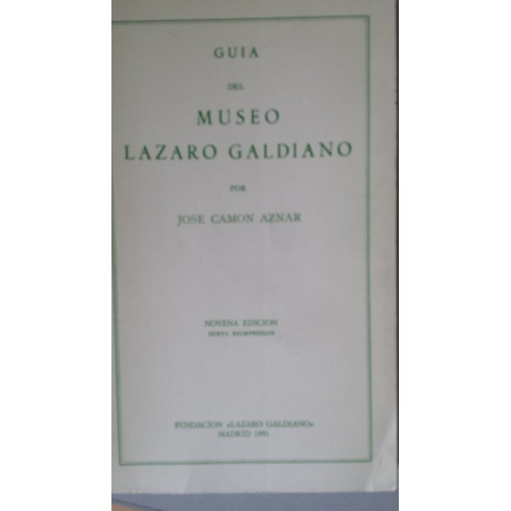 Guía del Museo Lázaro Galdiano