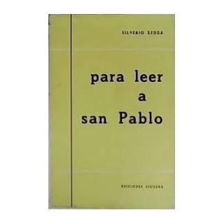 PARA LEER A SAN PABLO