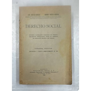 DERECHO SOCIAL - LEON MARTIN GRANIZO.