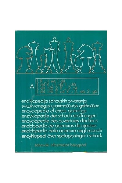 Enciclopedia de aperturas de ajedrez. Volume A.