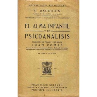 EL ALMA INFANTIL Y EL PSICOANÁLISIS