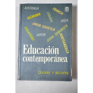Educación contemporánea. Estudio comparativo de sistemas nacionales