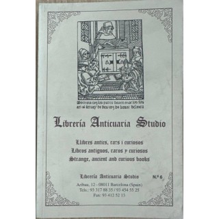 Librería Anticuaria Studio. Libres antics, rars i curiosos. Libros antiguos, raros y curiosos Catalogo 6