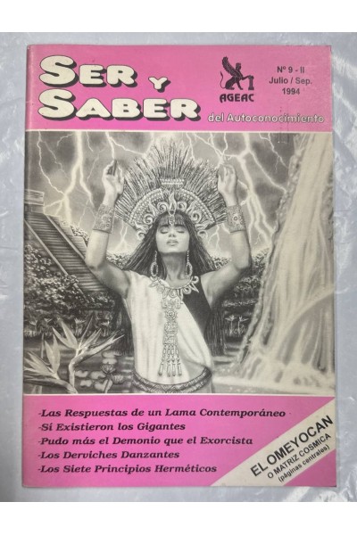 SER Y SABER DEL UTOCONOCIMIENTO Nº9-II Julio/Sep. 1994.
