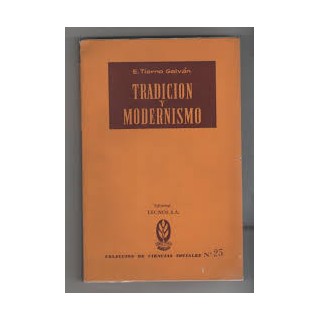 TRADICIÓN Y MODERNISMO