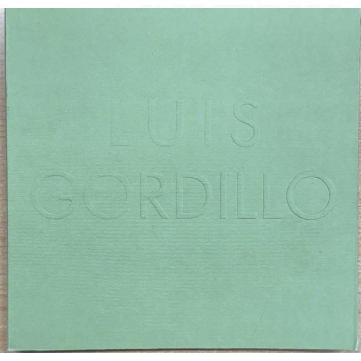 LUIS GORDILLO. MAYO -JUNIO 1998. CATALOGO DE EXPOSICIÓN.