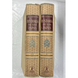 HISTORIA DE LOS PAPAS. 2 TOMOS.