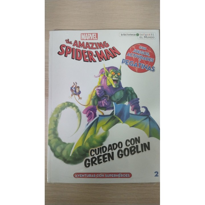 The Amazing Spider-Man: Cuidado con Green Goblin. Con juegos, actividades y pegatinas.
