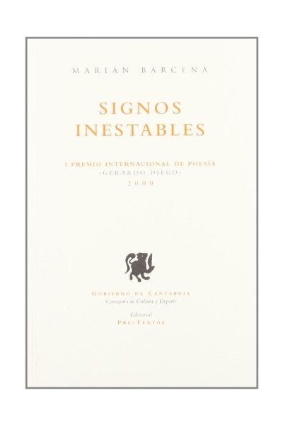 Signos inestables. I Premio Internacional de Poesía.