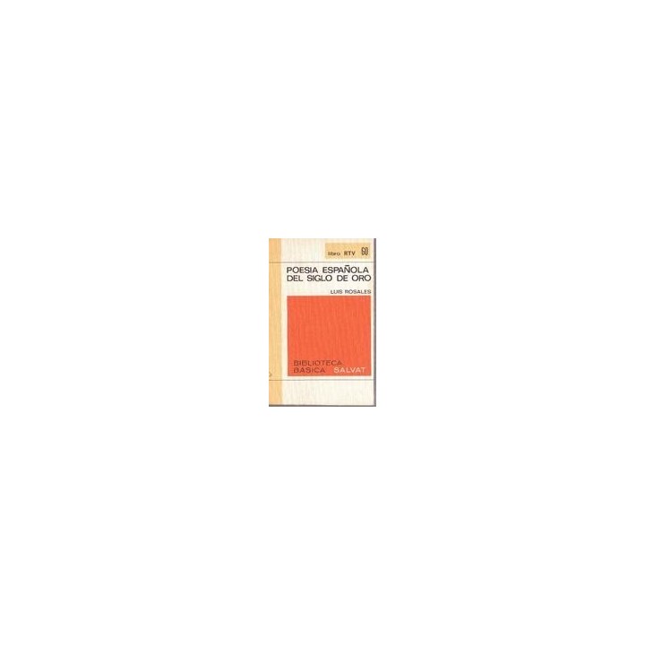 POESIA ESPAÑOLA DEL SIGLO DE ORO