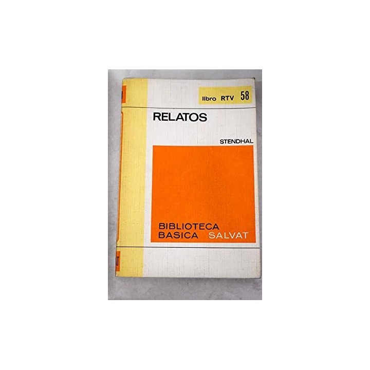 RELATOS - Stendhal. Colección de Libros RTV(58).