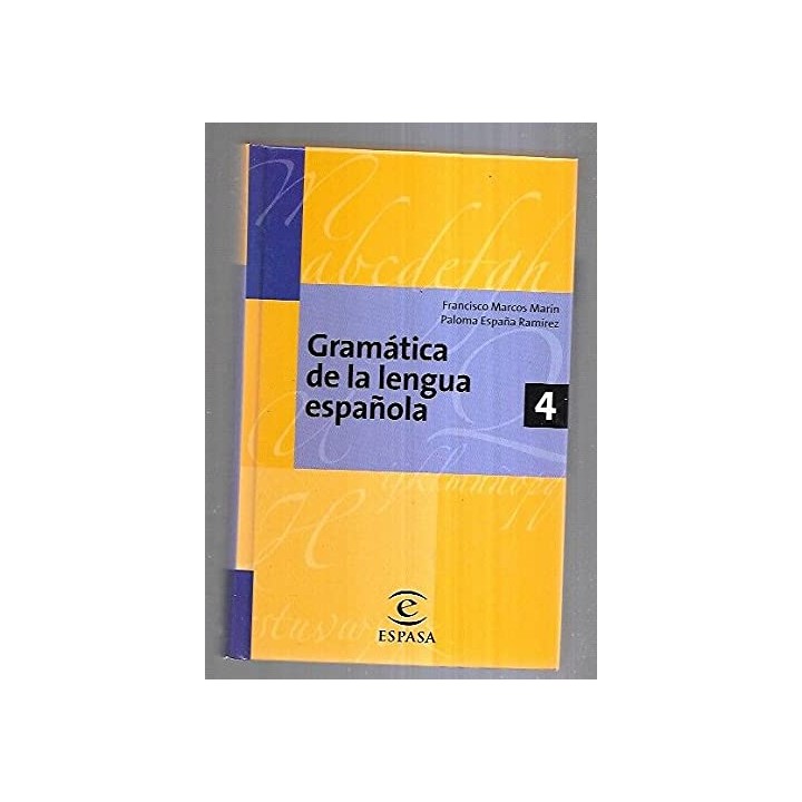 GRAMATICA DE LA LENGUA ESPAÑOLA