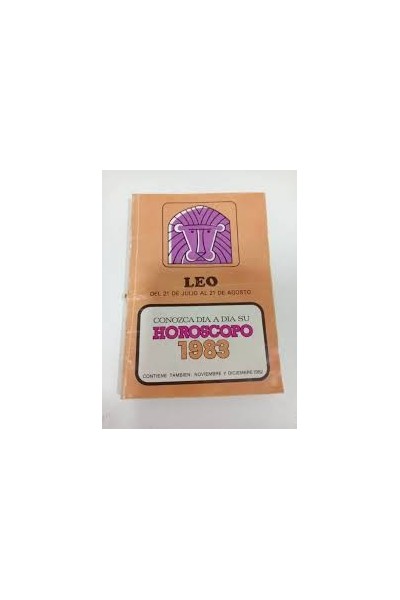 Conozca dia a dia su horoscopo 1983. Leo
