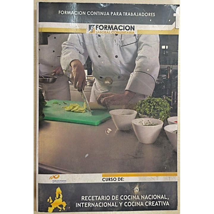 Recetario de cocina nacional, internacional y cocina creativa