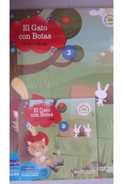 EL GATO CON BOTAS / PUSS IN BOOTS. Edición bilingüe. INCLUYE CD