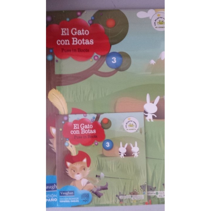 EL GATO CON BOTAS / PUSS IN BOOTS. Edición bilingüe. INCLUYE CD