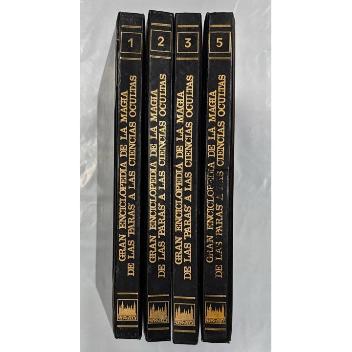 GRAN ENCICLOPEDIA DE LA MAGIA. DE LAS 'PARAS' A LAS CIENCIAS OCULTAS. Tomo: 1, 2, 3 y 5.