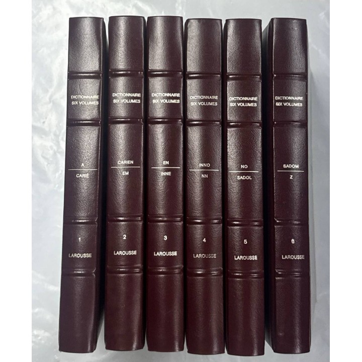 Dictionnaire Larousse 6 volumes