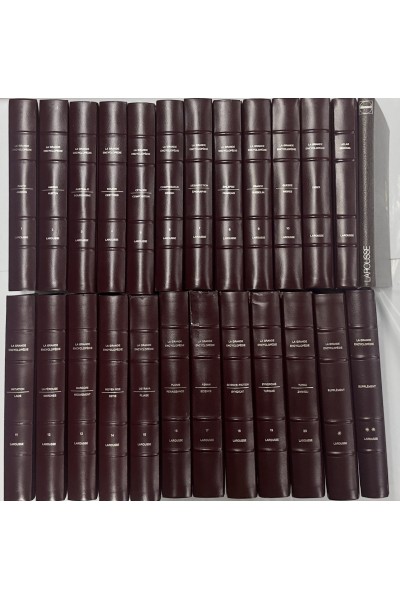 La grande encyclopédie Larousse. En 23 volumes - (20 volumes + Index + 2 suppléments ....