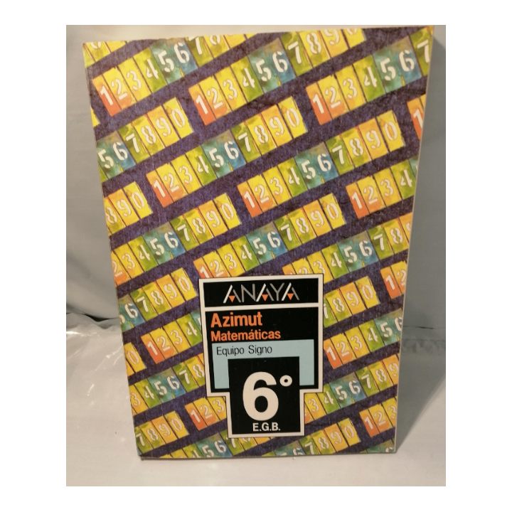 AZIMUT. Matemáticas 6 (sexto) EGB.