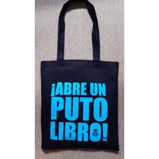 ABRE UN PUTO LIBRO BOLSA DE ALGODON