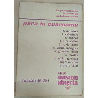 La predicación, la oración, celebraciones para la Cuaresma