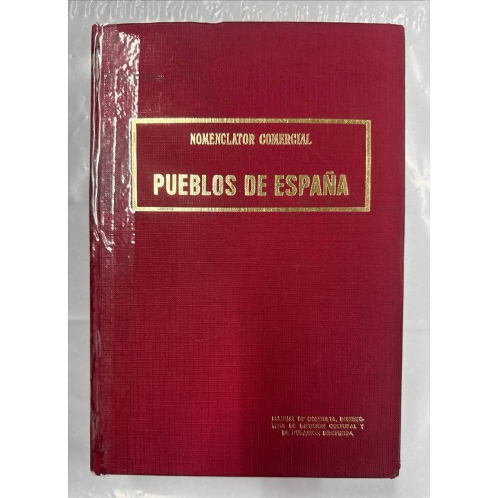 NOMENCLATOR COMERCIAL PUEBLOS DE ESPAÑA