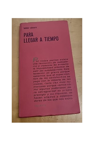 Para llegar a tiempo