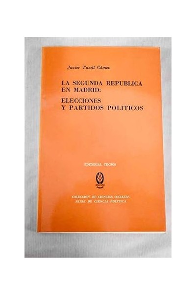 La segunda república en Madrid. Elecciones y Partidos politicos