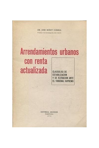 ARRENDAMIENTOS URBANOS CON RENTA ACTUALIZADA