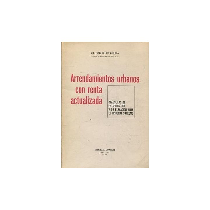ARRENDAMIENTOS URBANOS CON RENTA ACTUALIZADA