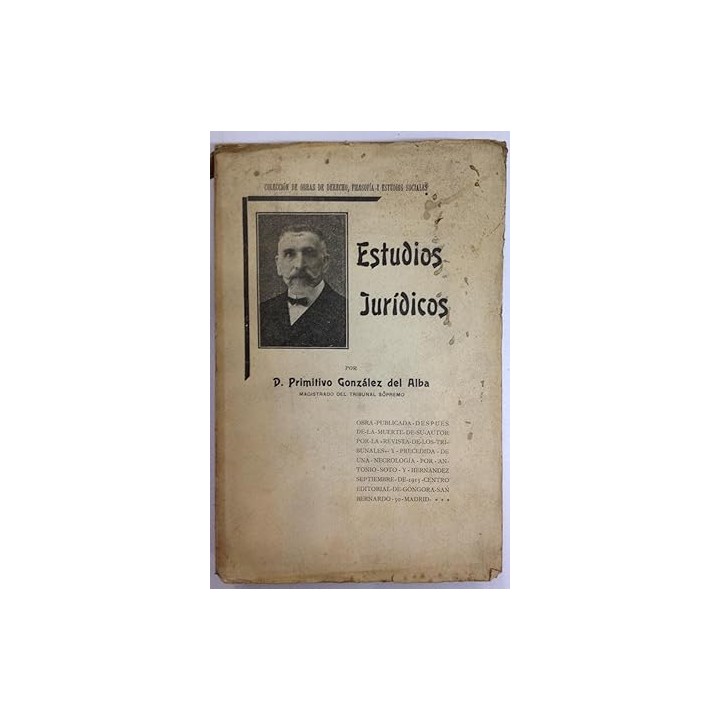 ESTUDIOS JURÍDICOS. Obras de Derecho, filosofia y estudios sociales