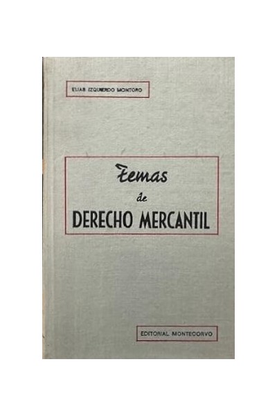 TEMAS DE DERECHO MERCANTIL