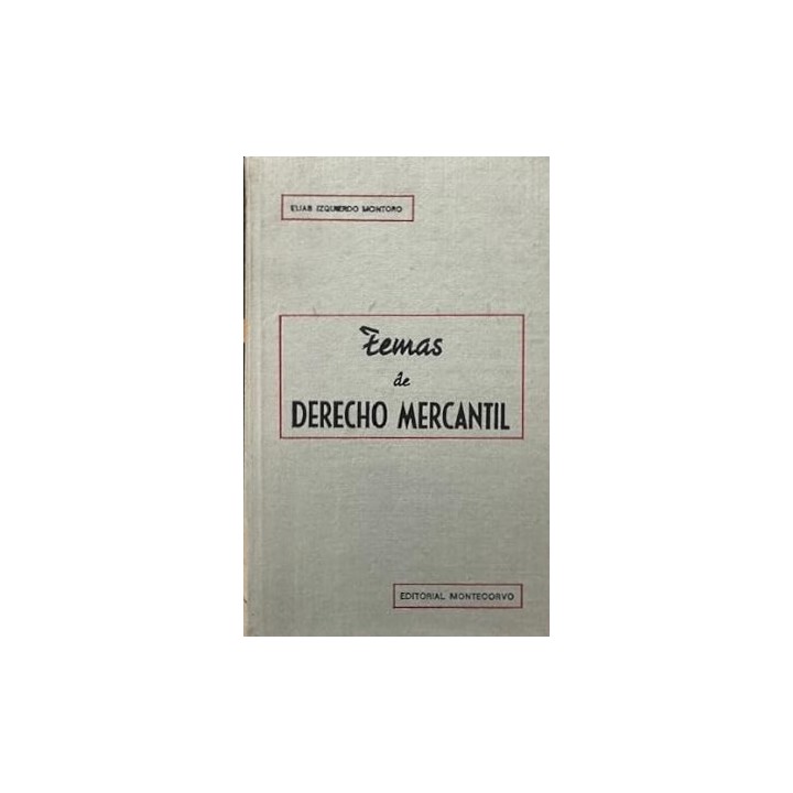 TEMAS DE DERECHO MERCANTIL