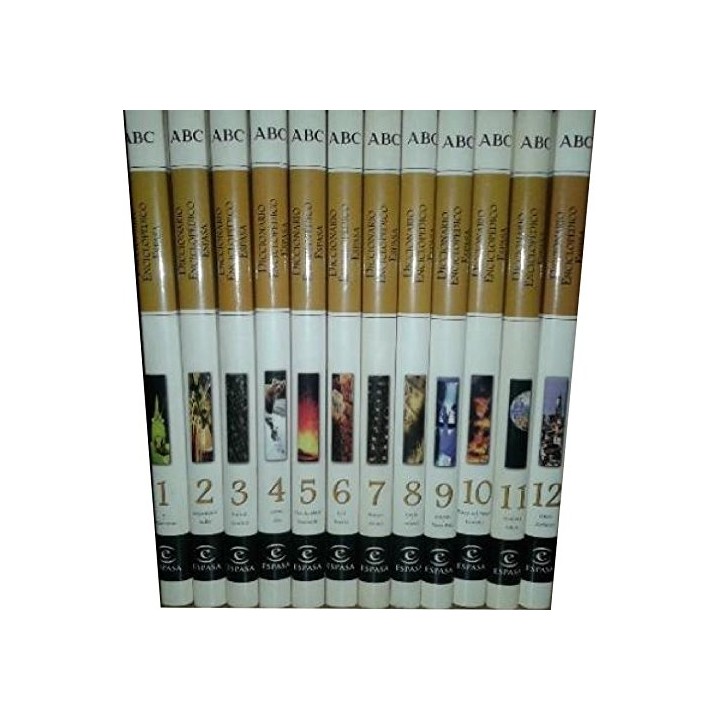 Diccionario enciclopédico Espasa. 12 Volumenes. Obra Completa