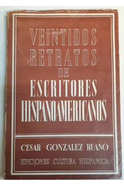 VEINTIDOS RETRATOS DE ESCRITORES HISPANOAMERICANOS