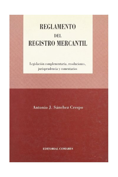 Reglamento Del Registro Mercantil