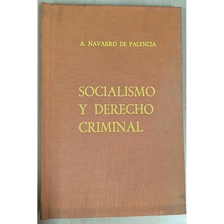 Socialismo y derecho criminal